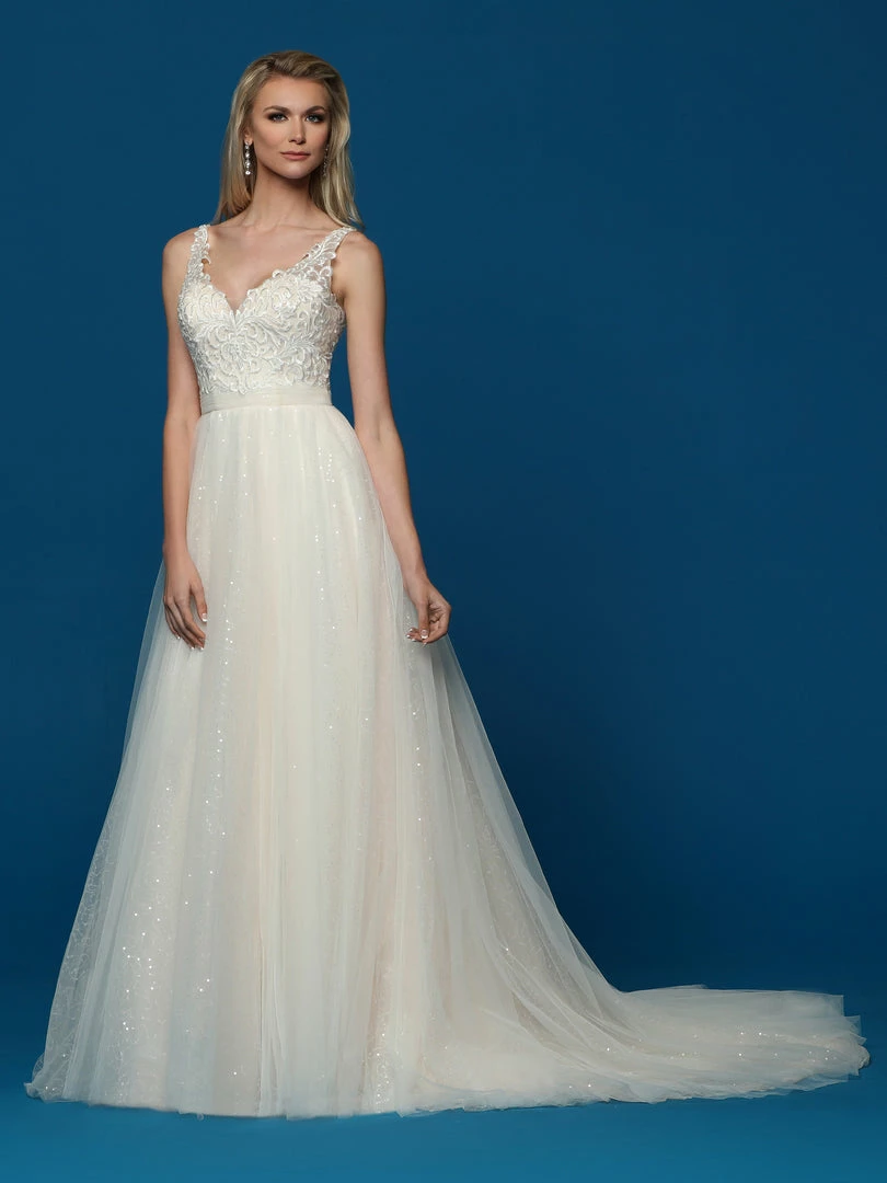 Davinci Bridal 50643 Long A Line Shimmer Ballgown Wedding Dress Lace V Neck Gown Train Ballgown Dresses 3 Davinci Bridal 50643 Long A Line Shimmer Ballgown Wedding Dress Lace V Neck Gown Train Ballgown Dresses