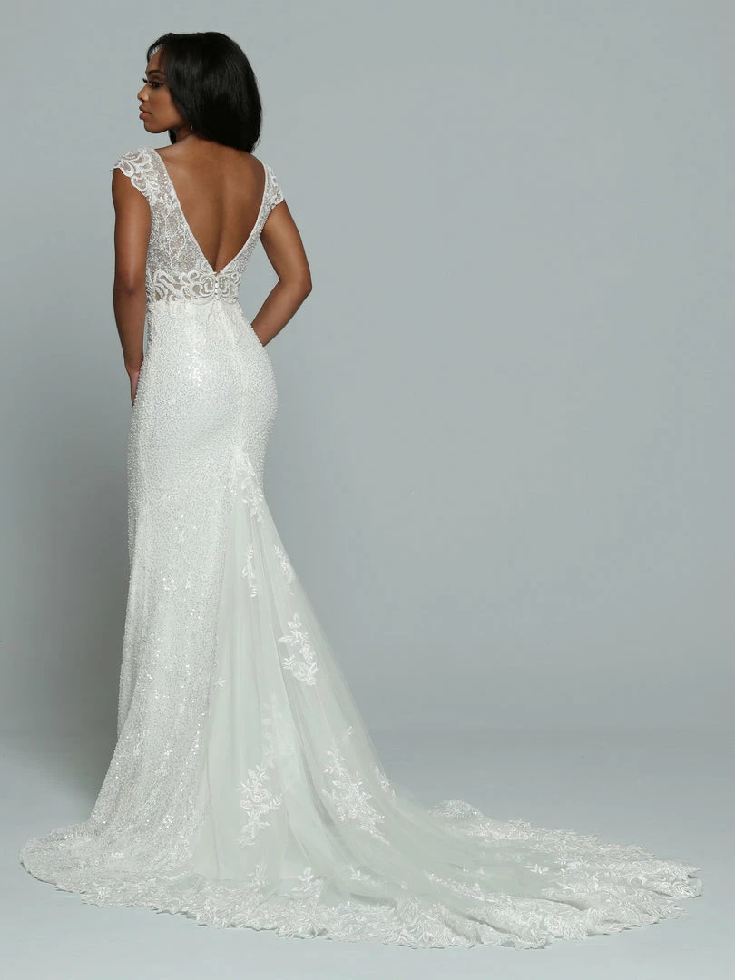 Mermaid Dresses Davinci Bridal 50666 Long Sheer Sequin Mermaid Wedding Dress Lace Train Gown 5 Mermaid Dresses Davinci Bridal 50666 Long Sheer Sequin Mermaid Wedding Dress Lace Train Gown