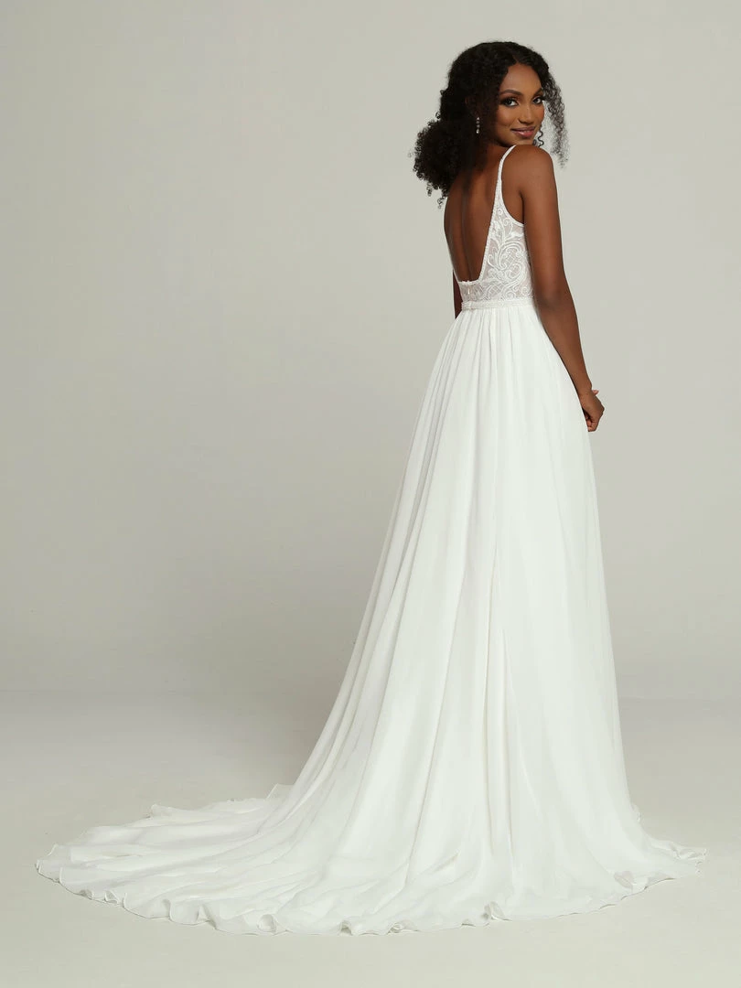 Davinci Bridal 50682 Long Chiffon Beaded A Line Wedding Dress Bridal Gown Backless Dresses 4 Davinci Bridal 50682 Long Chiffon Beaded A Line Wedding Dress Bridal Gown Backless Dresses