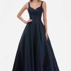 Discontinued Ballgown Dresses Nina Canacci 5155 Shimmer V Neck A Line Prom Dress Pockets Evening Gown 2020