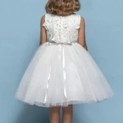 Rosebuds 5135 Short Flared Flower Girl Dress Tulle Party Formal Gown