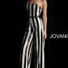 Jovani 65397 Black/White Reverse Sequin Formal Jumpsuit 2 Jovani 65397 Black/White Reverse Sequin Formal Jumpsuit