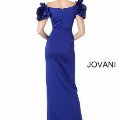 Jovani 54913 Off Shoulder Ruffle Sleeve Gown In Black, Blush, Deep Royal, Fuchsia, Mint, Navy, Orange, White, Yellow 10 Jovani 54913 Off Shoulder Ruffle Sleeve Gown In Black, Blush, Deep Royal, Fuchsia, Mint, Navy, Orange, White, Yellow