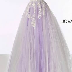 Jovani 55634 Long Floral Appliques Prom Dress Lace Ballgown V Neck Illusion Ballgown Dresses 39 Jovani 55634 Long Floral Appliques Prom Dress Lace Ballgown V Neck Illusion Ballgown Dresses