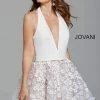 Backless Dresses Jovani 55738 Fit And Flare Halter Neckline Backless Short Dress 55738 1 Backless Dresses Jovani 55738 Fit And Flare Halter Neckline Backless Short Dress 55738