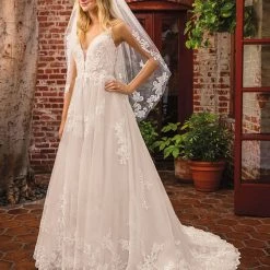 In Stock Casablanca Beloved BL286 Delilah Size 12 Lace A Line Wedding Dress Bridal Gown