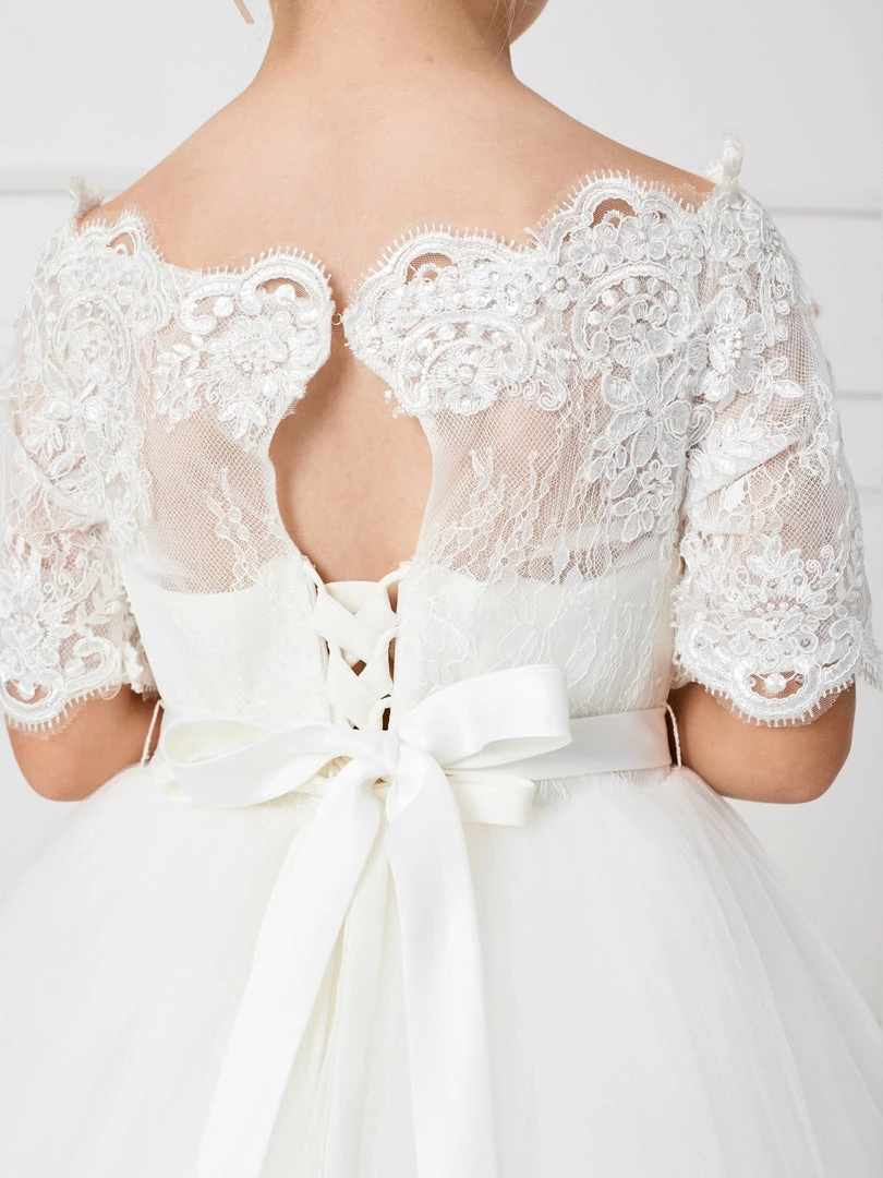 In Stock Corset Dresses Tip Top 5773 Girls Size 12 Lace Off The Shoulder Flower Girl Dress Communion Corset Flower Girl Dress 5 In Stock Corset Dresses Tip Top 5773 Girls Size 12 Lace Off The Shoulder Flower Girl Dress Communion Corset Flower Girl Dress