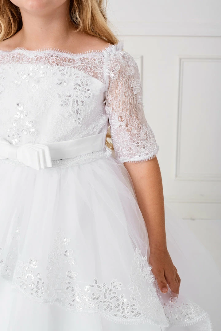 In Stock Corset Dresses Tip Top 5773 Girls Size 12 Lace Off The Shoulder Flower Girl Dress Communion Corset Flower Girl Dress 10 In Stock Corset Dresses Tip Top 5773 Girls Size 12 Lace Off The Shoulder Flower Girl Dress Communion Corset Flower Girl Dress