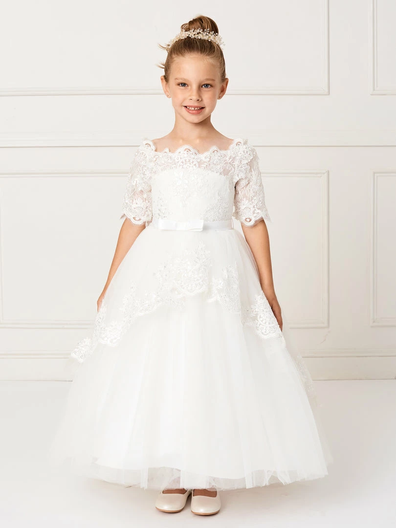In Stock Corset Dresses Tip Top 5773 Girls Size 12 Lace Off The Shoulder Flower Girl Dress Communion Corset Flower Girl Dress 14 In Stock Corset Dresses Tip Top 5773 Girls Size 12 Lace Off The Shoulder Flower Girl Dress Communion Corset Flower Girl Dress