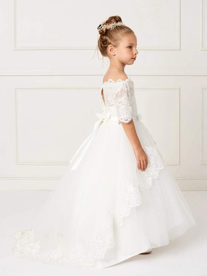 In Stock Corset Dresses Tip Top 5773 Girls Size 12 Lace Off The Shoulder Flower Girl Dress Communion Corset Flower Girl Dress 13 In Stock Corset Dresses Tip Top 5773 Girls Size 12 Lace Off The Shoulder Flower Girl Dress Communion Corset Flower Girl Dress