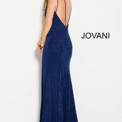 In Stock Jovani JVN 58557 Size 00 Red V Neckline Fitted Glitter Prom Dress Shimmer Stretch Backless Dresses 24 In Stock Jovani JVN 58557 Size 00 Red V Neckline Fitted Glitter Prom Dress Shimmer Stretch Backless Dresses