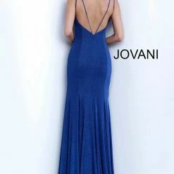 In Stock Jovani JVN 58557 Size 00 Red V Neckline Fitted Glitter Prom Dress Shimmer Stretch Backless Dresses 30 In Stock Jovani JVN 58557 Size 00 Red V Neckline Fitted Glitter Prom Dress Shimmer Stretch Backless Dresses