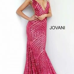 In Stock Jovani 59762 Sequin Size 2,4,6,8,10,12 Neon Hot Pink Embellished Mermaid Prom Dress Pageant Gown Mermaid Dresses 55 In Stock Jovani 59762 Sequin Size 2,4,6,8,10,12 Neon Hot Pink Embellished Mermaid Prom Dress Pageant Gown Mermaid Dresses