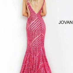 In Stock Jovani 59762 Sequin Size 2,4,6,8,10,12 Neon Hot Pink Embellished Mermaid Prom Dress Pageant Gown Mermaid Dresses 70 In Stock Jovani 59762 Sequin Size 2,4,6,8,10,12 Neon Hot Pink Embellished Mermaid Prom Dress Pageant Gown Mermaid Dresses