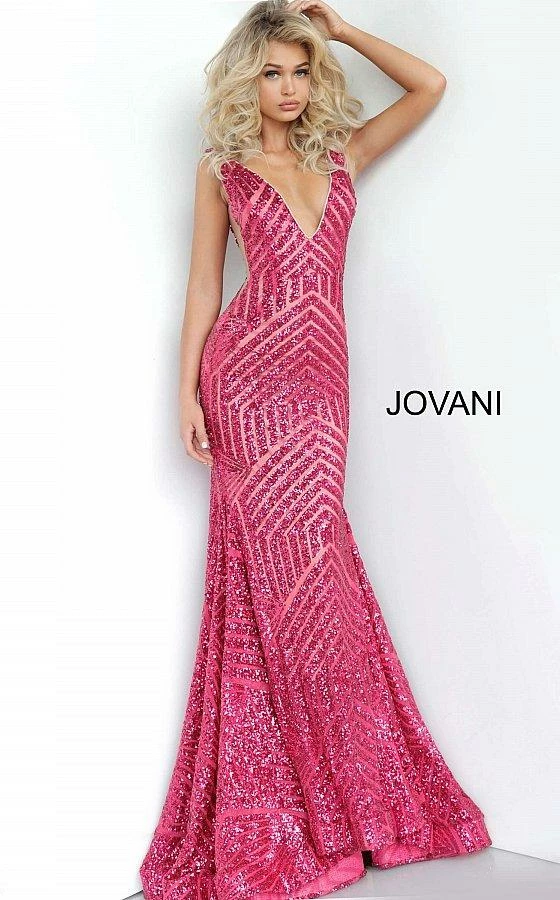 In Stock Jovani 59762 Sequin Size 2,4,6,8,10,12 Neon Hot Pink Embellished Mermaid Prom Dress Pageant Gown Mermaid Dresses 13 In Stock Jovani 59762 Sequin Size 2,4,6,8,10,12 Neon Hot Pink Embellished Mermaid Prom Dress Pageant Gown Mermaid Dresses