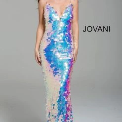 Discontinued Long Sleeve Dresses Jovani 59838 Paillette Fitted Iridescent Prom Dress Gown 2020 Sequin 9 Discontinued Long Sleeve Dresses Jovani 59838 Paillette Fitted Iridescent Prom Dress Gown 2020 Sequin