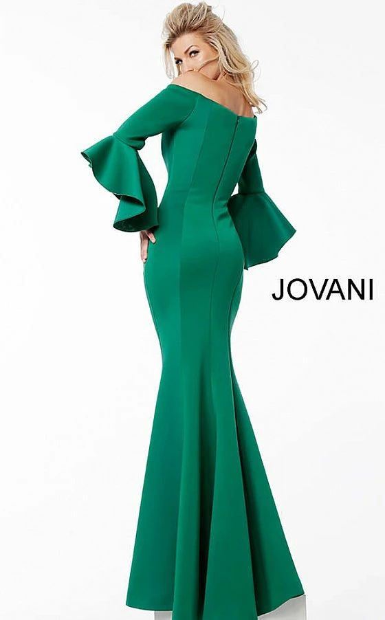 Mermaid Dresses Jovani 59993 Scuba Off The Shoulder Bell Sleeves Evening Dress Formal Long Sleeve 7 Mermaid Dresses Jovani 59993 Scuba Off The Shoulder Bell Sleeves Evening Dress Formal Long Sleeve
