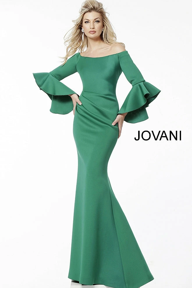 Mermaid Dresses Jovani 59993 Scuba Off The Shoulder Bell Sleeves Evening Dress Formal Long Sleeve 10 Mermaid Dresses Jovani 59993 Scuba Off The Shoulder Bell Sleeves Evening Dress Formal Long Sleeve
