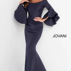 Mermaid Dresses Jovani 59993 Scuba Off The Shoulder Bell Sleeves Evening Dress Formal Long Sleeve 15 Mermaid Dresses Jovani 59993 Scuba Off The Shoulder Bell Sleeves Evening Dress Formal Long Sleeve
