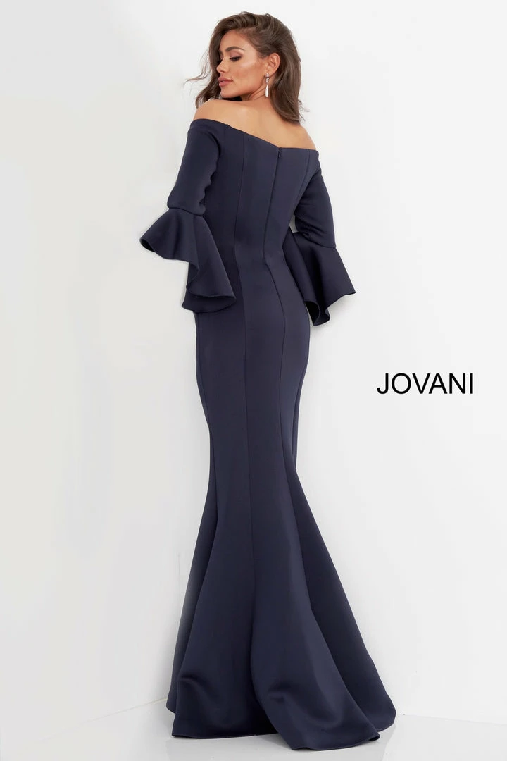 Mermaid Dresses Jovani 59993 Scuba Off The Shoulder Bell Sleeves Evening Dress Formal Long Sleeve 12 Mermaid Dresses Jovani 59993 Scuba Off The Shoulder Bell Sleeves Evening Dress Formal Long Sleeve