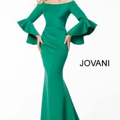 Mermaid Dresses Jovani 59993 Scuba Off The Shoulder Bell Sleeves Evening Dress Formal Long Sleeve 17 Mermaid Dresses Jovani 59993 Scuba Off The Shoulder Bell Sleeves Evening Dress Formal Long Sleeve