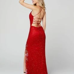 In Stock Primavera Couture 3427 Size 4, 10 Royal Blue Sequin Beaded Prom Dress Floral Slit Details 24 In Stock Primavera Couture 3427 Size 4, 10 Royal Blue Sequin Beaded Prom Dress Floral Slit Details