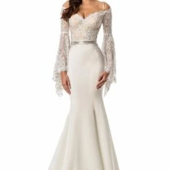 Long Sleeve Dresses Johnathan Kayne 7244 Lace Bell Sleeve Off Shoulder Prom Dress Pageant Gown Embellished 50 Long Sleeve Dresses Johnathan Kayne 7244 Lace Bell Sleeve Off Shoulder Prom Dress Pageant Gown Embellished