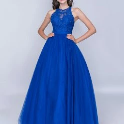 In Stock Nina Canacci 6021 Size 10 Sheer Lace Ballgown Prom Dress Pageant Gown Ballgown Dresses