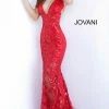 Mermaid Dresses Jovani 60283 Long Floral Sheer Sequin Formal Evening Prom Dress V Neck Gown