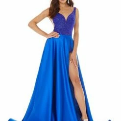 Ashleylauren Ashley Lauren 1997 Satin Overskirt With Left Leg Slit 12 Ashleylauren Ashley Lauren 1997 Satin Overskirt With Left Leg Slit