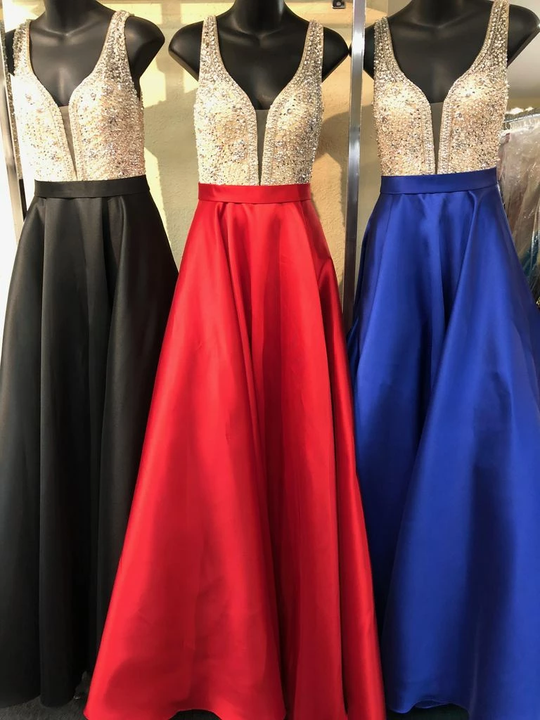 In Stock Jovani JVN60696 Size 0, 2, 8 Royal Ballgown A Line Prom Dress Plunging Neckline Ballgown Dresses 13 In Stock Jovani JVN60696 Size 0, 2, 8 Royal Ballgown A Line Prom Dress Plunging Neckline Ballgown Dresses