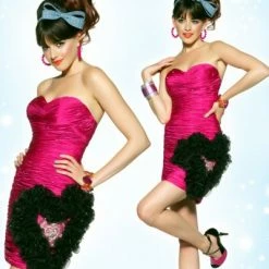 In Stock CLEARANCE Mac Duggal 6080 Short Cocktail Party Dress Size 2 Fuchsia