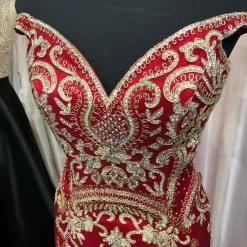 In Stock Mermaid Dresses Jovani JVN 61193 Size 4, 12 Long Mermaid Formal Dress Prom Pageant Off Shoulder