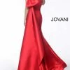 Jovani 62463 One Shoulder Mermaid Prom Dress With Bow In Back