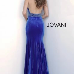 Discontinued Long Sleeve Dresses Jovani 63591 Burgundy, Ivory And Royal Sizes 00-24