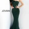 Jovani 63994 Fitted Mermaid One Shoulder Evening Gown Prom Dress Formal