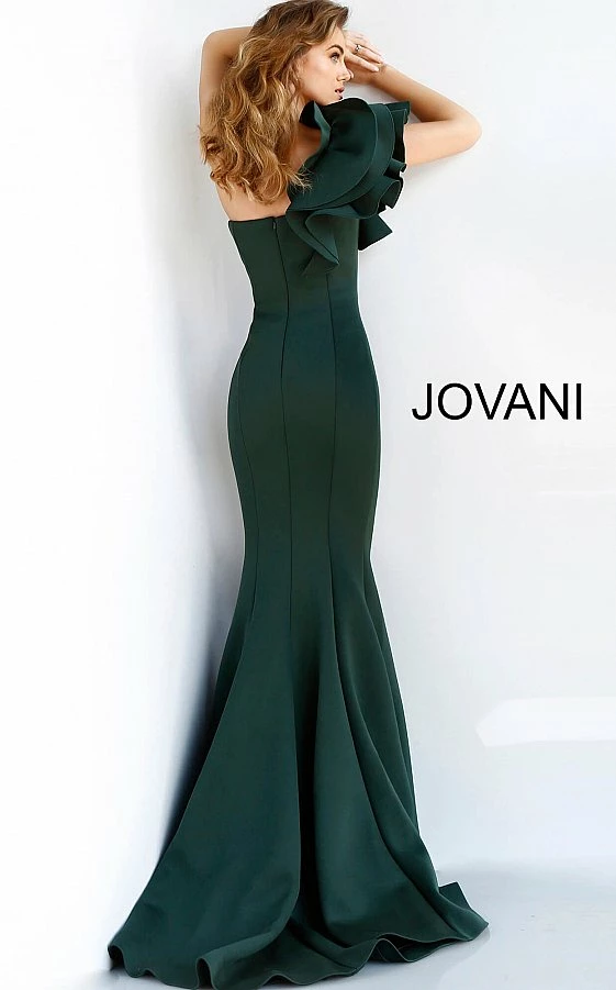 Jovani 63994 Fitted Mermaid One Shoulder Evening Gown Prom Dress Formal 5 Jovani 63994 Fitted Mermaid One Shoulder Evening Gown Prom Dress Formal