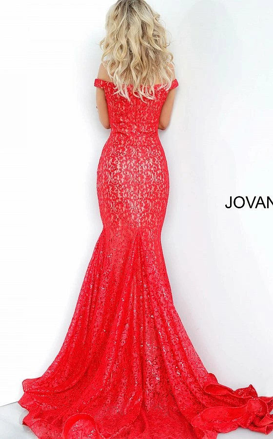 Jovani 64521 Embellished Lace Prom Dress Mermaid Gown Off Shoulder V Neck Mermaid Dresses 7 Jovani 64521 Embellished Lace Prom Dress Mermaid Gown Off Shoulder V Neck Mermaid Dresses