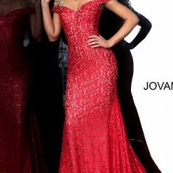 Jovani 64521 Embellished Lace Prom Dress Mermaid Gown Off Shoulder V Neck Mermaid Dresses 16 Jovani 64521 Embellished Lace Prom Dress Mermaid Gown Off Shoulder V Neck Mermaid Dresses