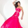 In Stock Riva Designs 6487 Size 12 Watermelon Long Fit & Flare Formal Pageant Dress Corset Mermaid Dresses