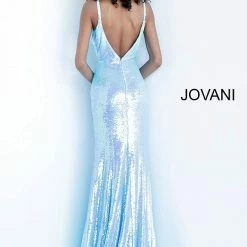 Discontinued Long Sleeve Dresses Jovani 65070 Sequin Embellished Shimmer Prom Dress Iridescent Gown Long 16 Discontinued Long Sleeve Dresses Jovani 65070 Sequin Embellished Shimmer Prom Dress Iridescent Gown Long
