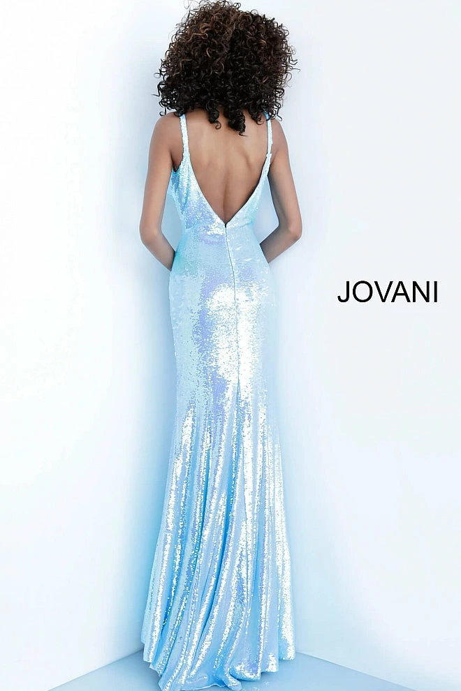 Discontinued Long Sleeve Dresses Jovani 65070 Sequin Embellished Shimmer Prom Dress Iridescent Gown Long 8 Discontinued Long Sleeve Dresses Jovani 65070 Sequin Embellished Shimmer Prom Dress Iridescent Gown Long