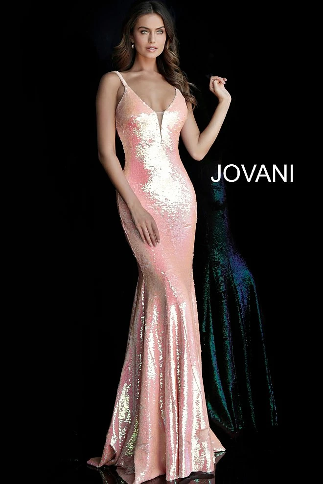 Discontinued Long Sleeve Dresses Jovani 65070 Sequin Embellished Shimmer Prom Dress Iridescent Gown Long 3 Discontinued Long Sleeve Dresses Jovani 65070 Sequin Embellished Shimmer Prom Dress Iridescent Gown Long