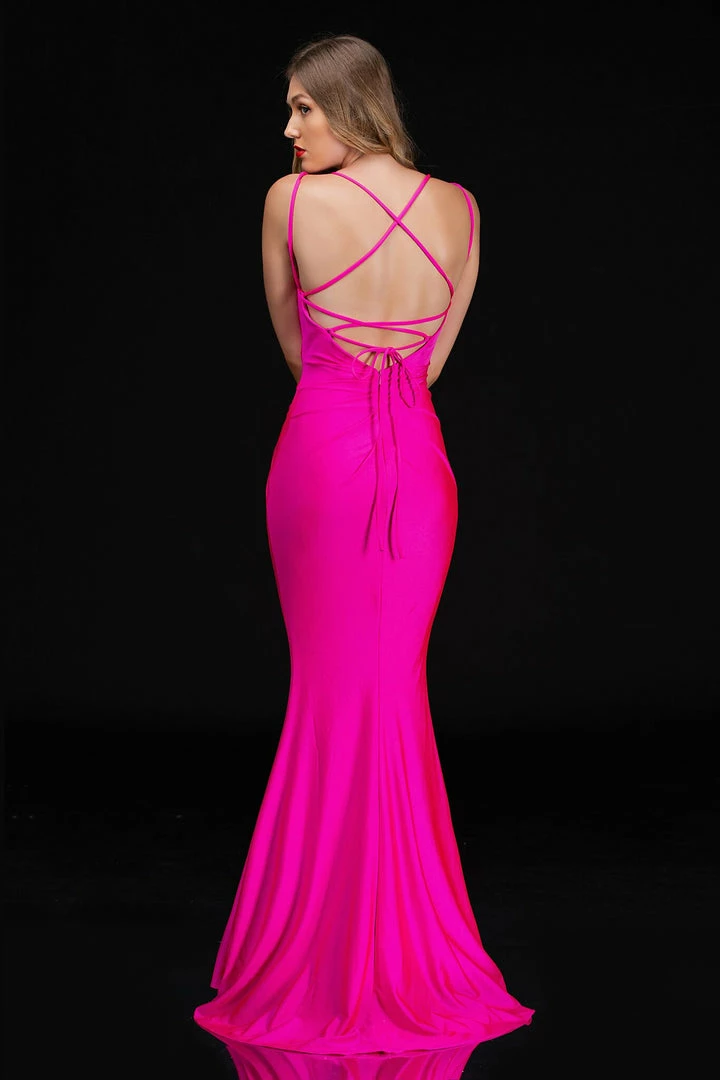 Discontinued Corset Dresses Nina Canacci 6538 Ruched V Neck Jersey Fitted Prom Dress Formal Evening Gown 5 Discontinued Corset Dresses Nina Canacci 6538 Ruched V Neck Jersey Fitted Prom Dress Formal Evening Gown