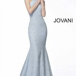 Discontinued Jovani 65416 High Neckline Glitter Jersey Fitted Prom Dress 2020 Mermaid Gown Long Sleeve Dresses 18 Discontinued Jovani 65416 High Neckline Glitter Jersey Fitted Prom Dress 2020 Mermaid Gown Long Sleeve Dresses
