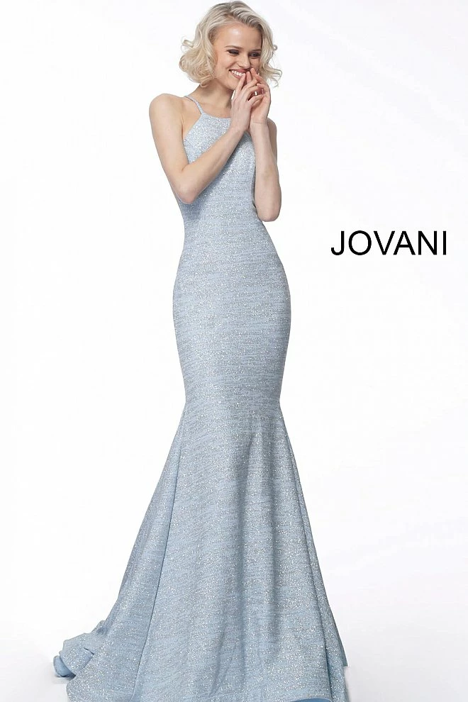 Discontinued Jovani 65416 High Neckline Glitter Jersey Fitted Prom Dress 2020 Mermaid Gown Long Sleeve Dresses 5 Discontinued Jovani 65416 High Neckline Glitter Jersey Fitted Prom Dress 2020 Mermaid Gown Long Sleeve Dresses
