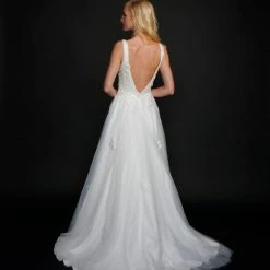 Nina Canacci 6557 Long Ballgown Prom Pageant Gown Floral Lace Black Bridal Wedding Ballgown Dresses