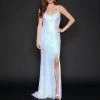 Corset Dresses Nina Canacci 6571 Long Straight Prom Pageant Gown