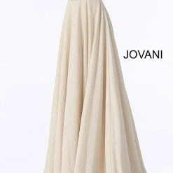 Discontinued Jovani 66253 Sweetheart Neckline Glitter Prom Dress