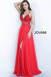 Long Sleeve Dresses Jovani 66925 Embellished V Neck Prom Dress Pageant Gown High Slit Evening Gown 10 Long Sleeve Dresses Jovani 66925 Embellished V Neck Prom Dress Pageant Gown High Slit Evening Gown